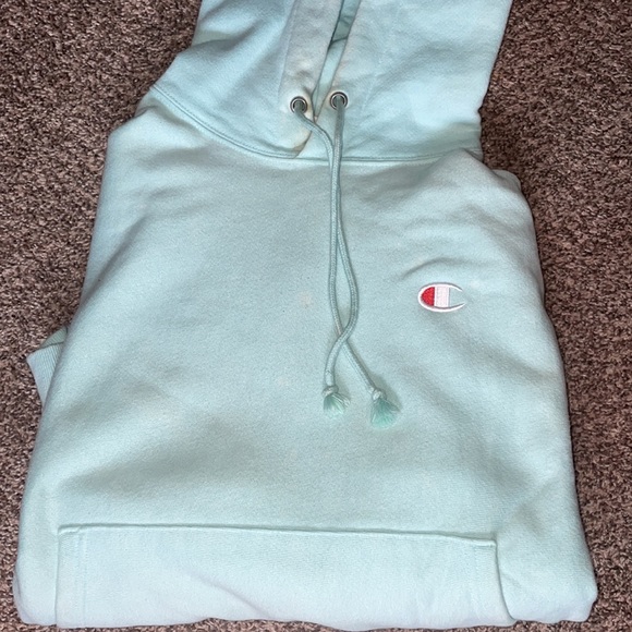 Champion | Reverse Weave Aqua Hoodie - Picture 2 of 2